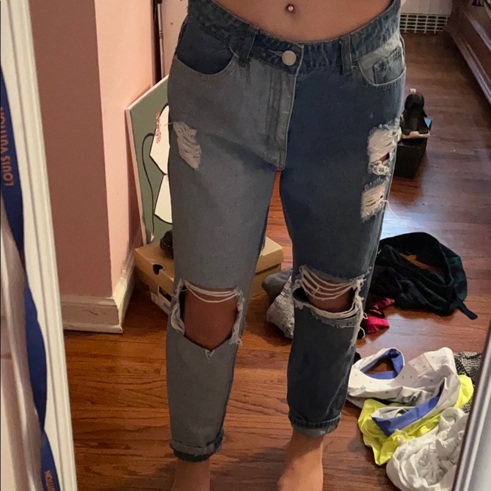Denim club mom jeans